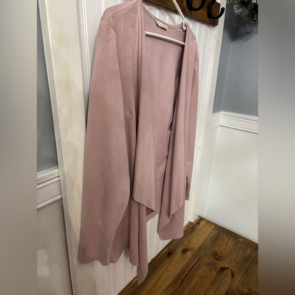 Soft Surroundings Blush Pink Women's Poncho - Picture 3 of 5